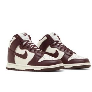 Burgundy blush dunk high